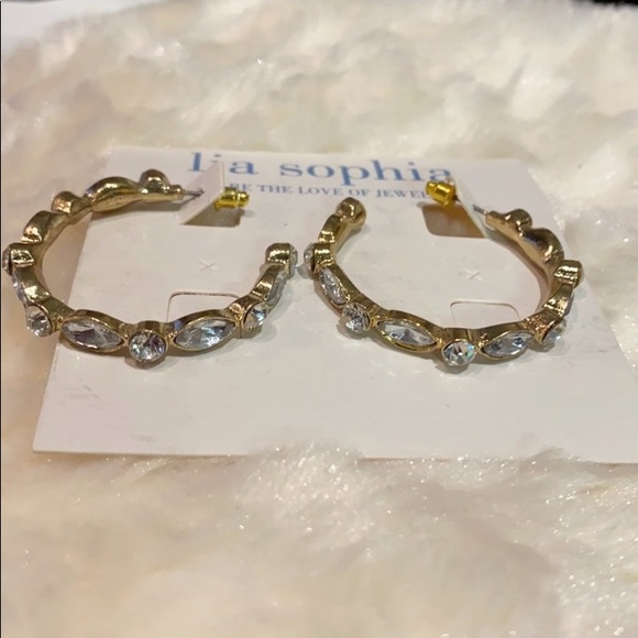 Lia Sophia Jewelry - 🆕 LIA SOPHIA Gold w/ Marquise & round CZ Crystals